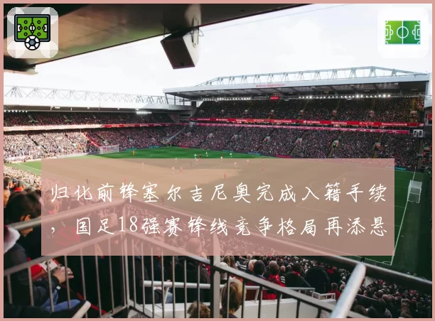 归化前锋塞尔吉尼奥完成入籍手续,国足18强赛锋线竞争格局再添悬念